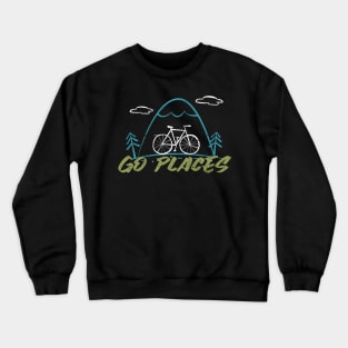 bicyclist Crewneck Sweatshirt